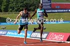 David Rudisha (KEN) holds on to win from Pierre-Ambroise Bosse (FRA) 600 metres, IAAF Diamond League, Birmingham. Photo: David T. Hewitson/Sports for All Pics